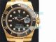 Best 11 Replica Rolex Submariner Black Dial Real 18K Yellow Gold Watch 40mm VR Factory 'MAX Version' (2)_th.jpg